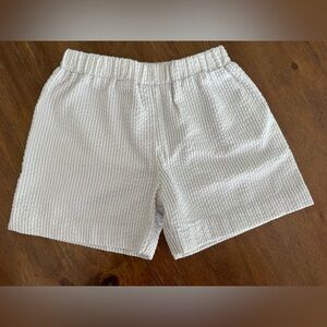 EUC. TBBC Sheffield Shorts Khaki Seersucker. Size 2T.